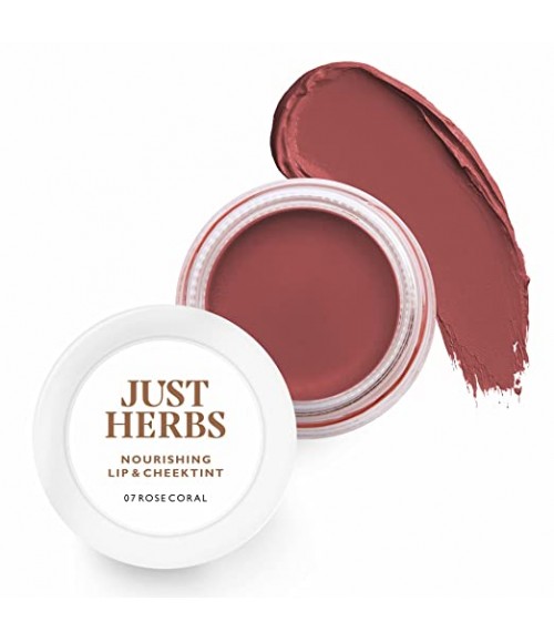 Just Herbs Ayurvedic, Natural Lip & Cheek Tint, Blush For Women- SLS, Chemical & Paraben Free
